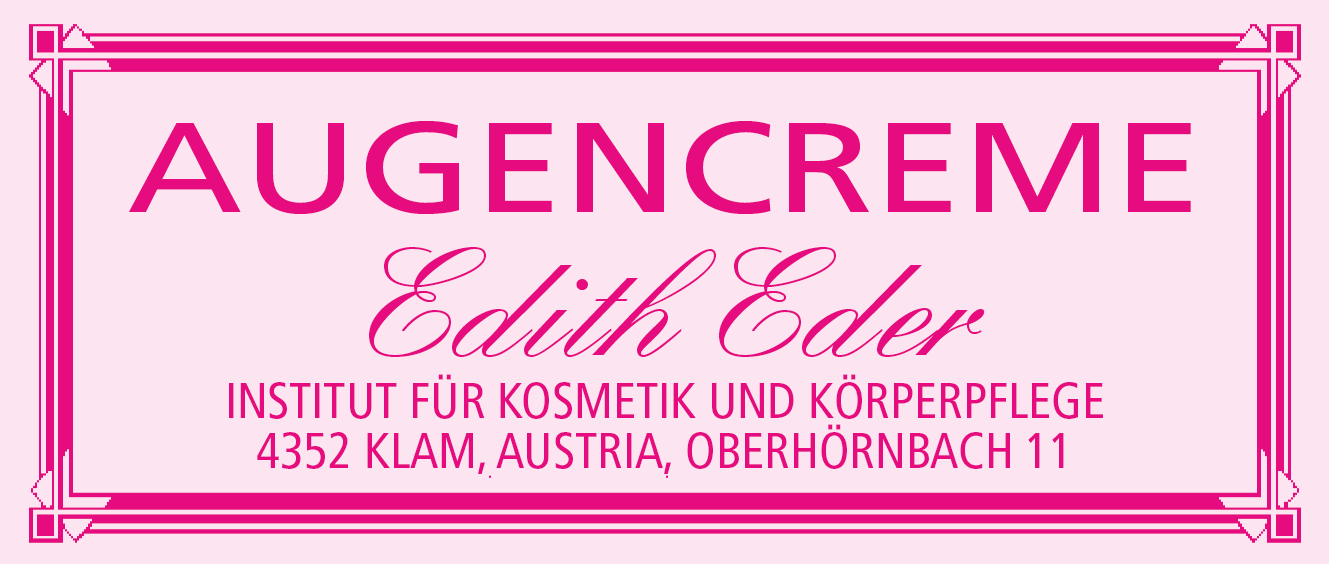 Augencreme Edith Eder