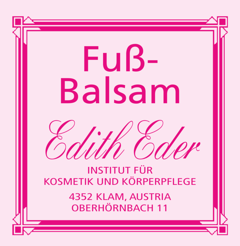 Fuß-Balsam Edith Eder