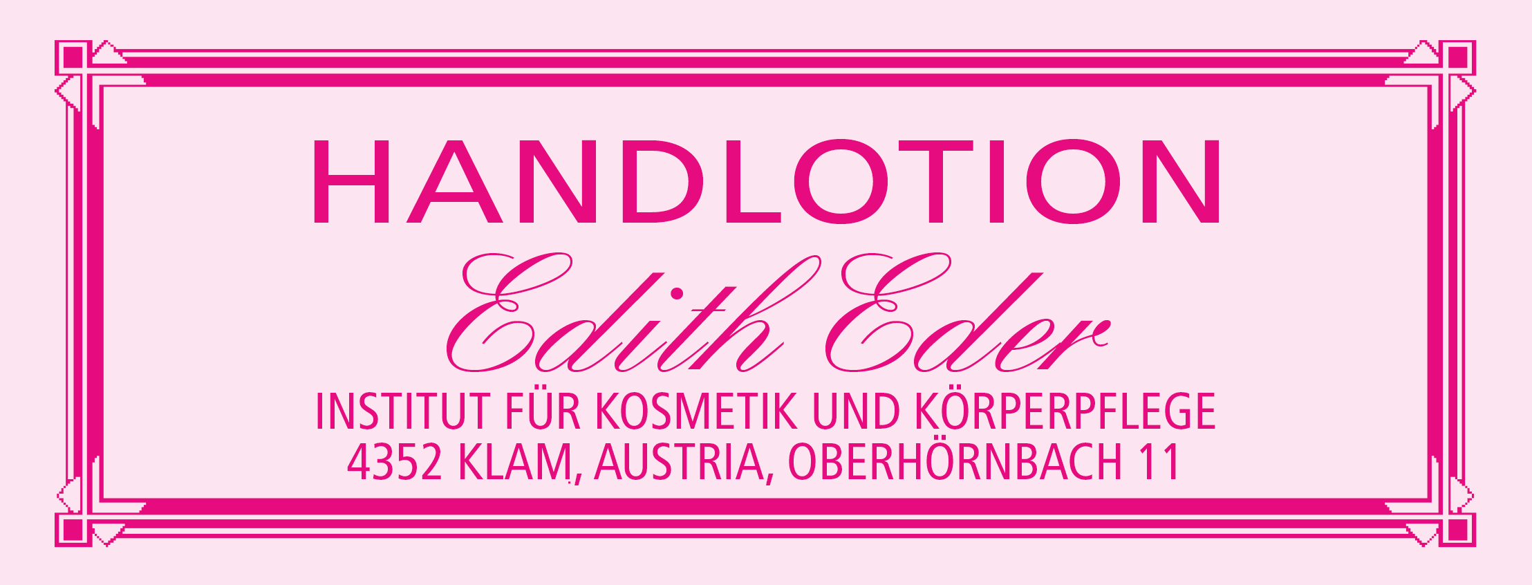 Handlotion Edith Eder