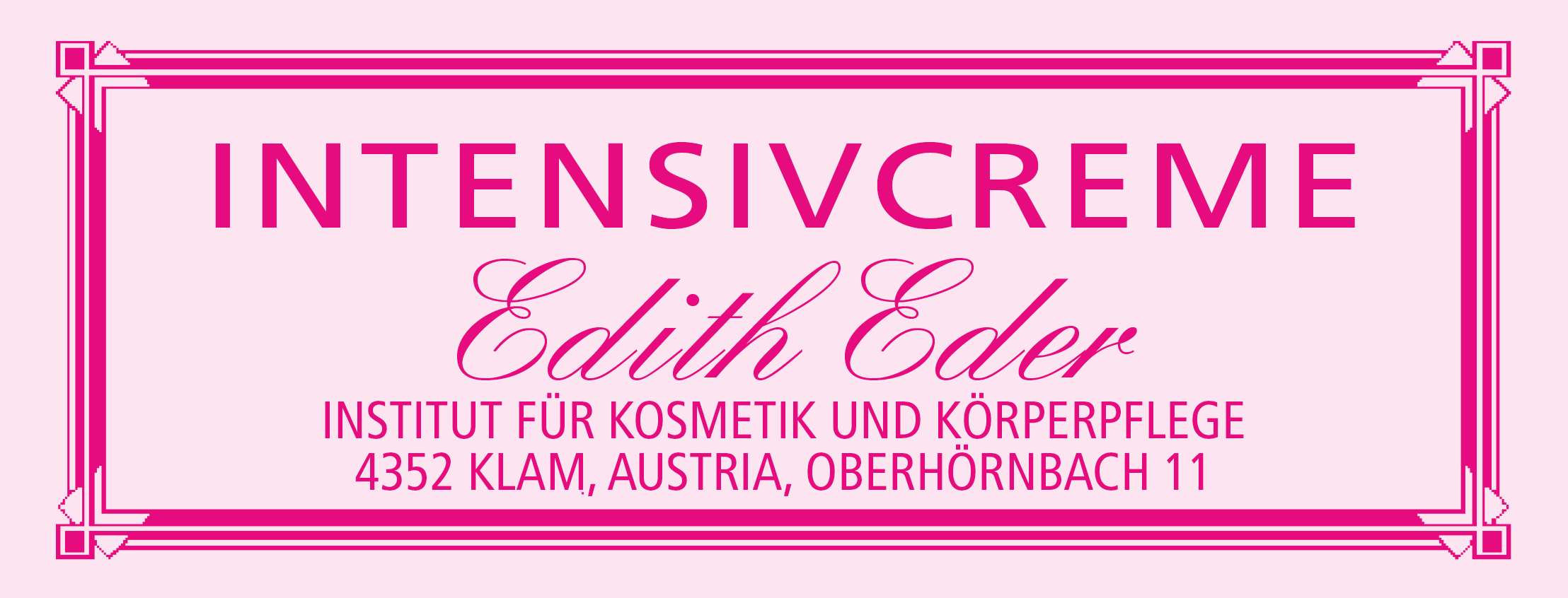 Intensivecreme Edith Eder